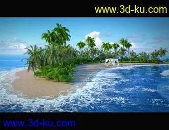 3D打印模型Glowing Beach的图片