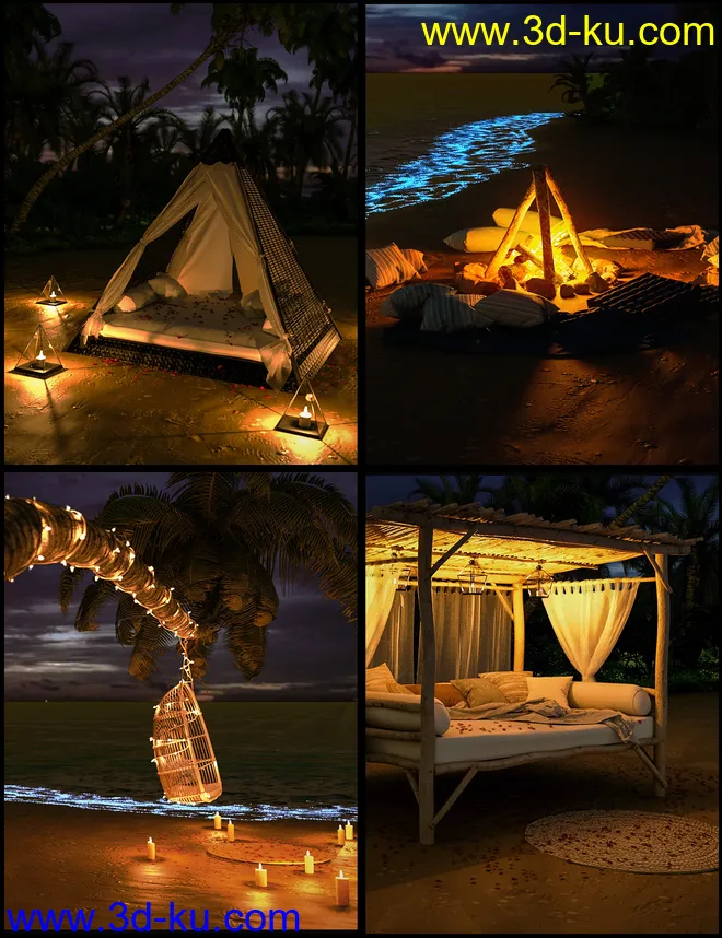 Glowing Beach Props模型的图片1