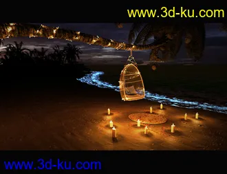 3D打印模型Glowing Beach Props的图片