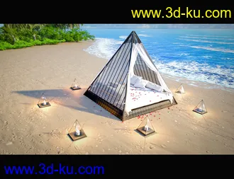 3D打印模型Glowing Beach Props的图片