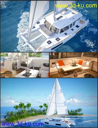 3D打印模型Glowing Beach Sailboat的图片
