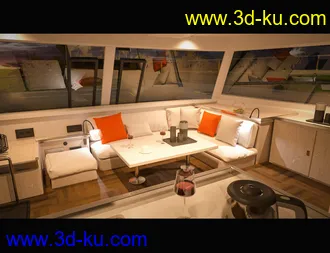 3D打印模型Glowing Beach Sailboat的图片