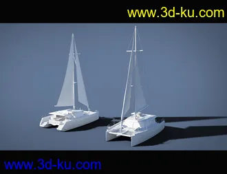 3D打印模型Glowing Beach Sailboat的图片