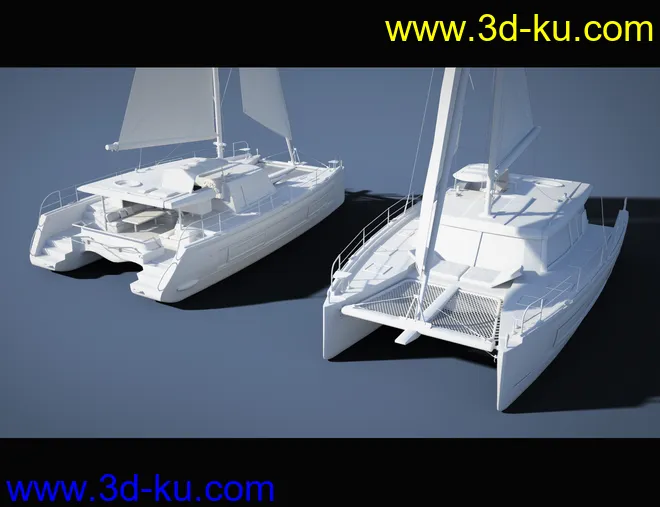 Glowing Beach Sailboat模型的图片6