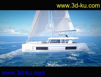 3D打印模型Glowing Beach Sailboat的图片