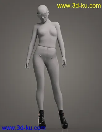 3D打印模型Gothic Style Outfit V4 for Genesis 8 and 8.1 Females Bundle的图片