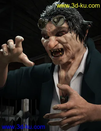 3D打印模型Grampa Vampire for Genesis 8.1 Male的图片