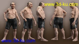 3D打印模型Grampa Vampire for Genesis 8.1 Male的图片