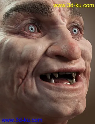 3D打印模型Grampa Vampire for Genesis 8.1 Male的图片
