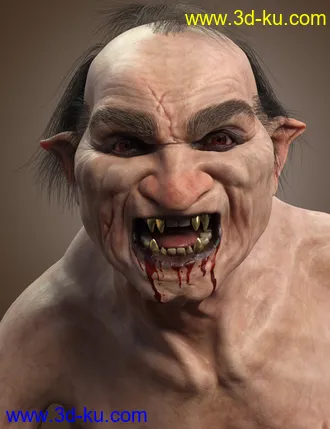 3D打印模型Grampa Vampire for Genesis 8.1 Male的图片
