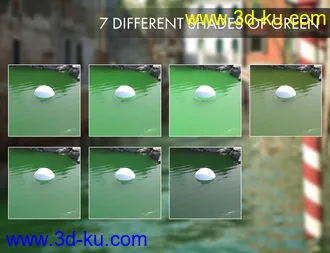 3D打印模型Green Water - Iray Shaders的图片