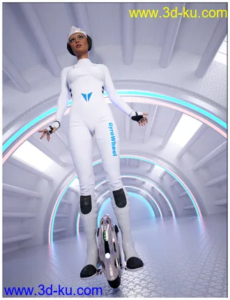 3D打印模型Gyrowheel and Clothes for Genesis 8 Female的图片
