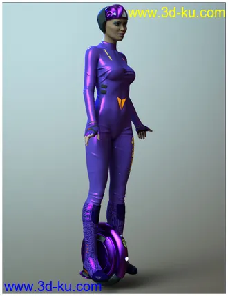 3D打印模型Gyrowheel and Clothes for Genesis 8 Female的图片