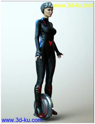 3D打印模型Gyrowheel and Clothes for Genesis 8 Female的图片