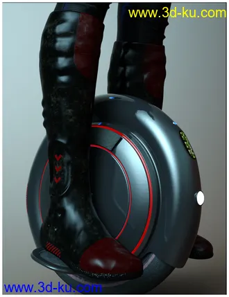 3D打印模型Gyrowheel and Clothes for Genesis 8 Female的图片