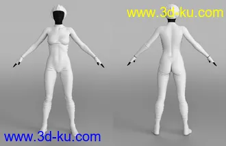 3D打印模型Gyrowheel and Clothes for Genesis 8 Female的图片