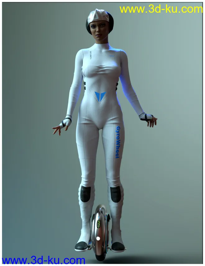 Gyrowheel and Clothes for Genesis 8 Female模型的图片12