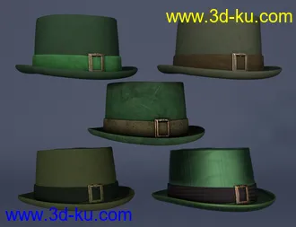 3D打印模型Haberdashery Hats for Genesis 8 and 8.1的图片