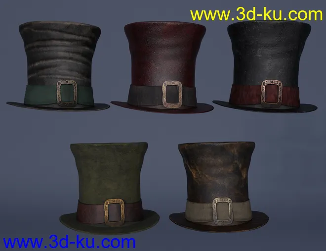 Haberdashery Hats for Genesis 8 and 8.1模型的图片6