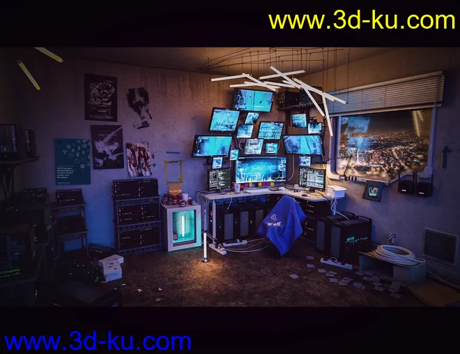 Hacker Hideout Room模型的图片3