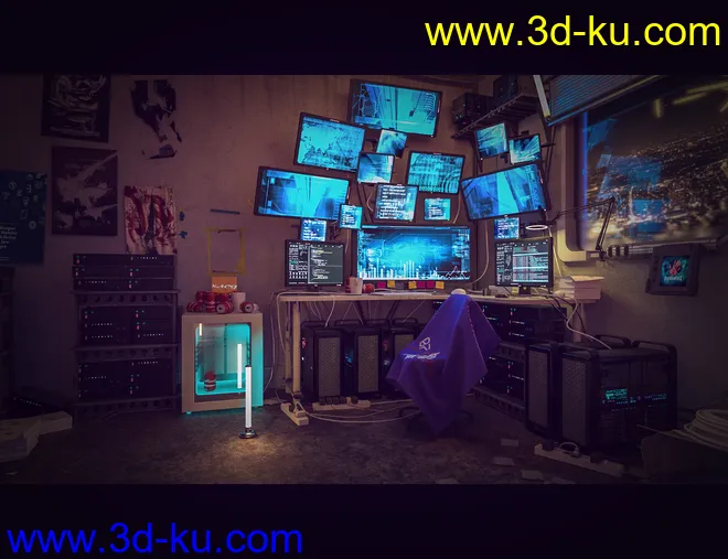 Hacker Hideout Room模型的图片4