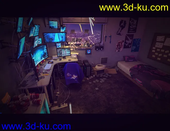 Hacker Hideout Room模型的图片7