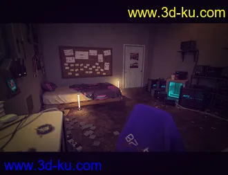 3D打印模型Hacker Hideout Room的图片