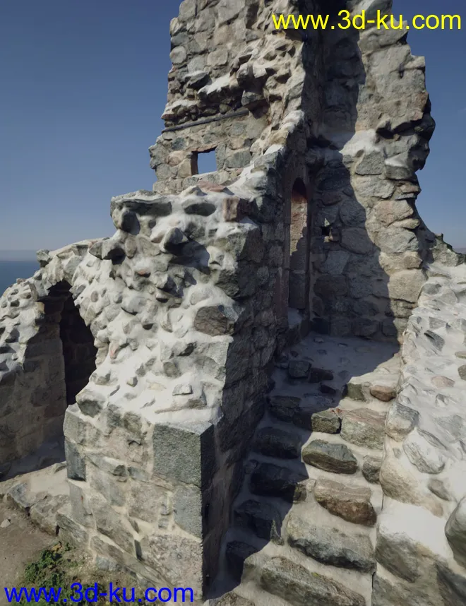 HD Scans Church Ruin 2模型的图片4