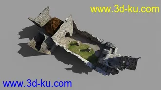 3D打印模型HD Scans Church Ruin 2的图片