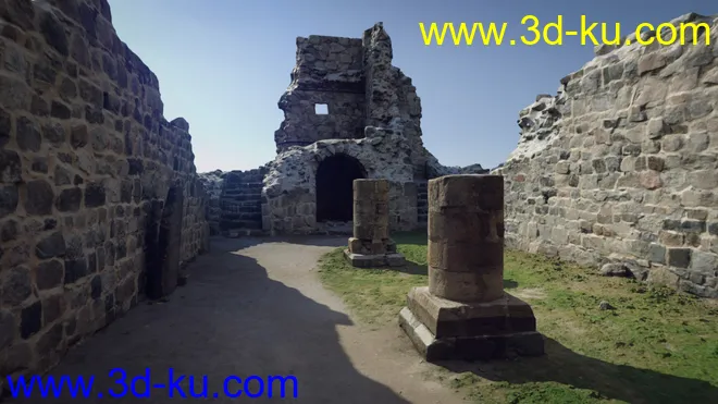 HD Scans Church Ruin 2模型的图片12
