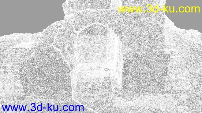 HD Scans Church Ruin 2模型的图片14