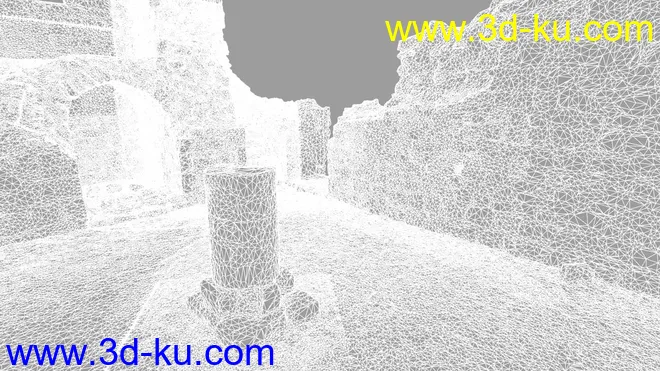 HD Scans Church Ruin 2模型的图片15