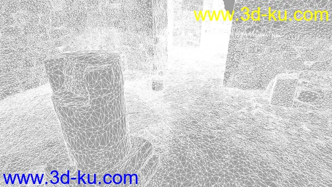 HD Scans Church Ruin 2模型的图片16