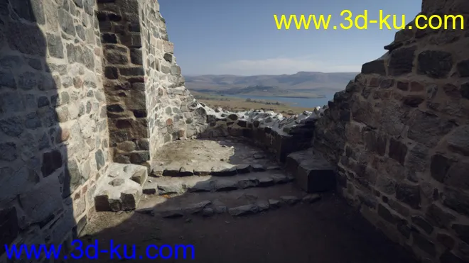 HD Scans Church Ruin 2模型的图片17