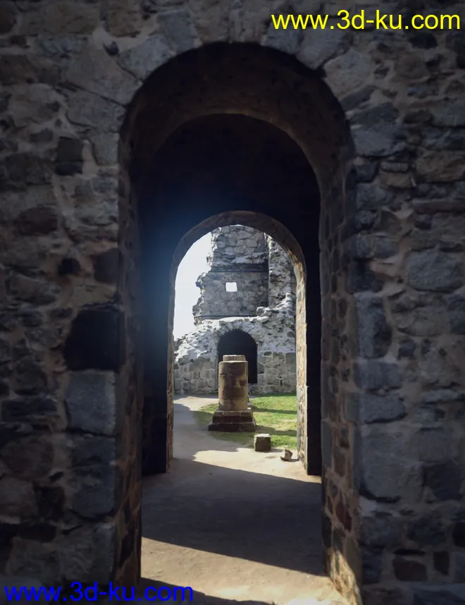 HD Scans Church Ruin 2模型的图片18