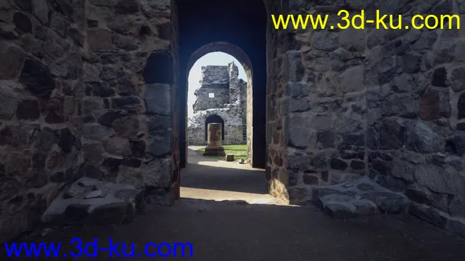 HD Scans Church Ruin 2模型的图片20