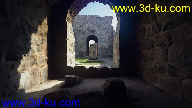 HD Scans Church Ruin 2模型的图片22