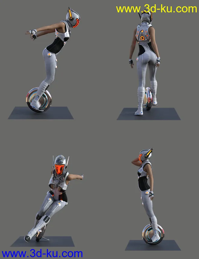 Hierarchical Poses for Gyrowheel模型的图片3
