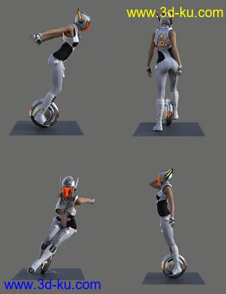 3D打印模型Hierarchical Poses for Gyrowheel的图片
