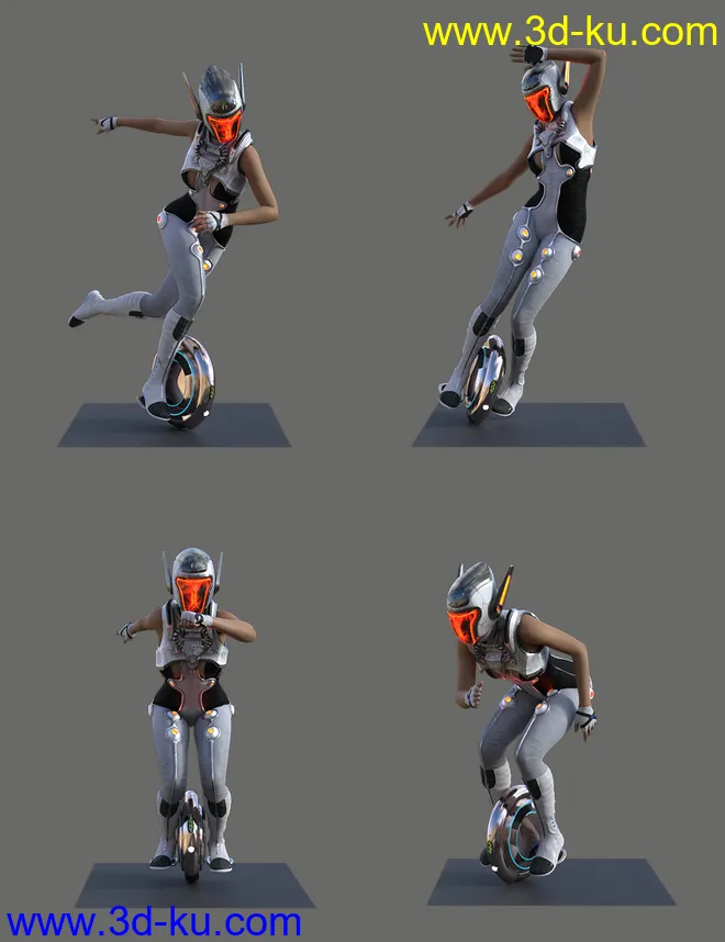 Hierarchical Poses for Gyrowheel模型的图片4