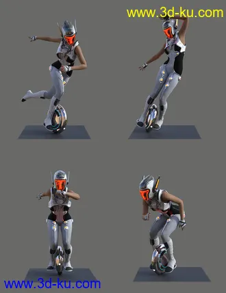 3D打印模型Hierarchical Poses for Gyrowheel的图片