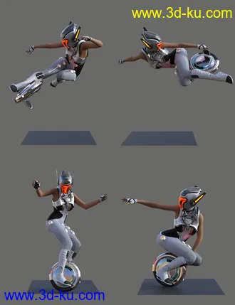 3D打印模型Hierarchical Poses for Gyrowheel的图片