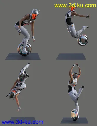 3D打印模型Hierarchical Poses for Gyrowheel的图片