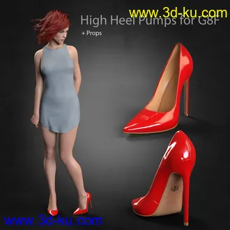 3D打印模型High Heel Pumps for G8F and G8.1F的图片