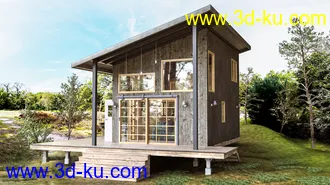3D打印模型Hill Top Cabin的图片