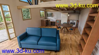 3D打印模型Hill Top Cabin的图片