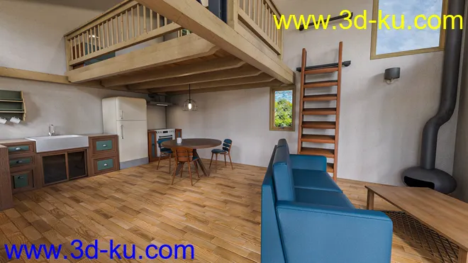 Hill Top Cabin模型的图片8