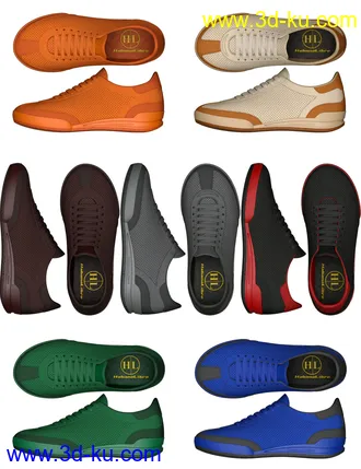 3D打印模型HL Sneakers for Genesis 8 and 8.1 Males的图片