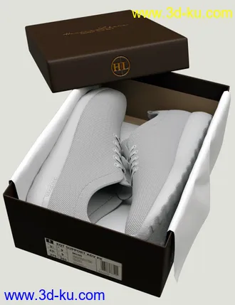 3D打印模型HL Sneakers for Genesis 8 and 8.1 Males的图片