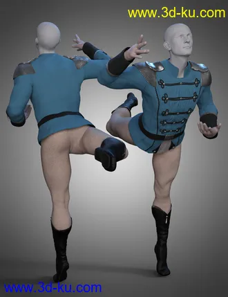 3D打印模型Holiday Ballet Outfit Textures Vol. 2的图片